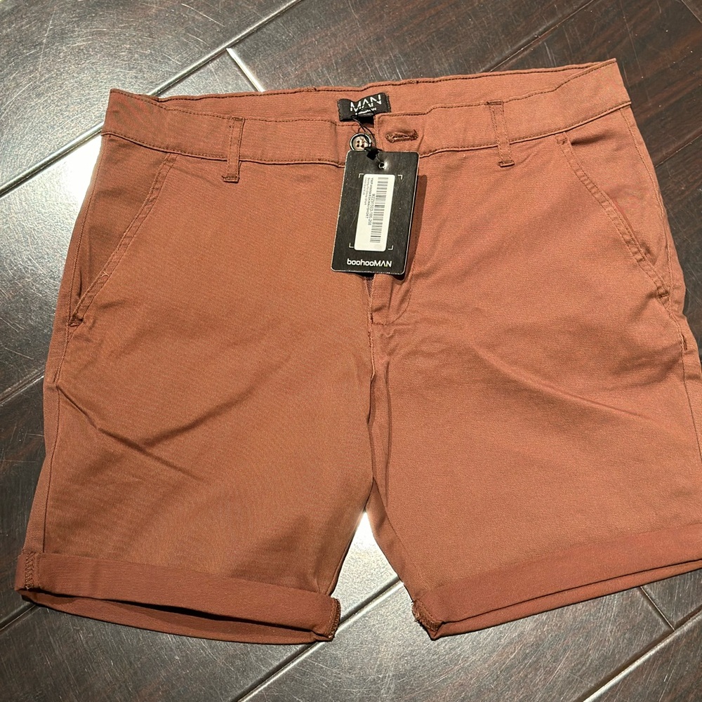 Skinny short chino